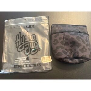 Hydro Jug Leopard Print Sleeve and Strap NEW